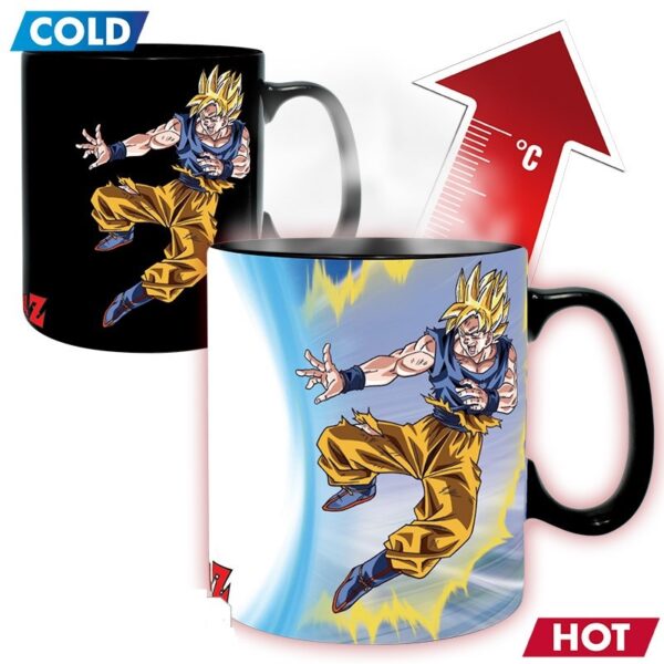 Cadeau; Disney Shop; Dragon Ball Z; Goku; Heat Change; Manga; Mug; Qualité; Shop Disney; Vegeta